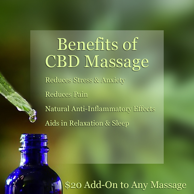 Benefits of CBD Massage | CBD Infused Massage |Heaven Sent Massage of Ellijay | Massage Therapy | Ellijay, GA