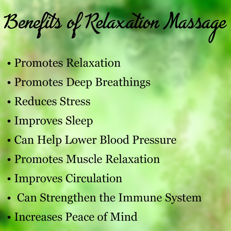 Benefits of Relaxation Massage | Massage Therapy | Heaven Sent Massage of Ellijay | Ellijay Georgia (GA) 30540